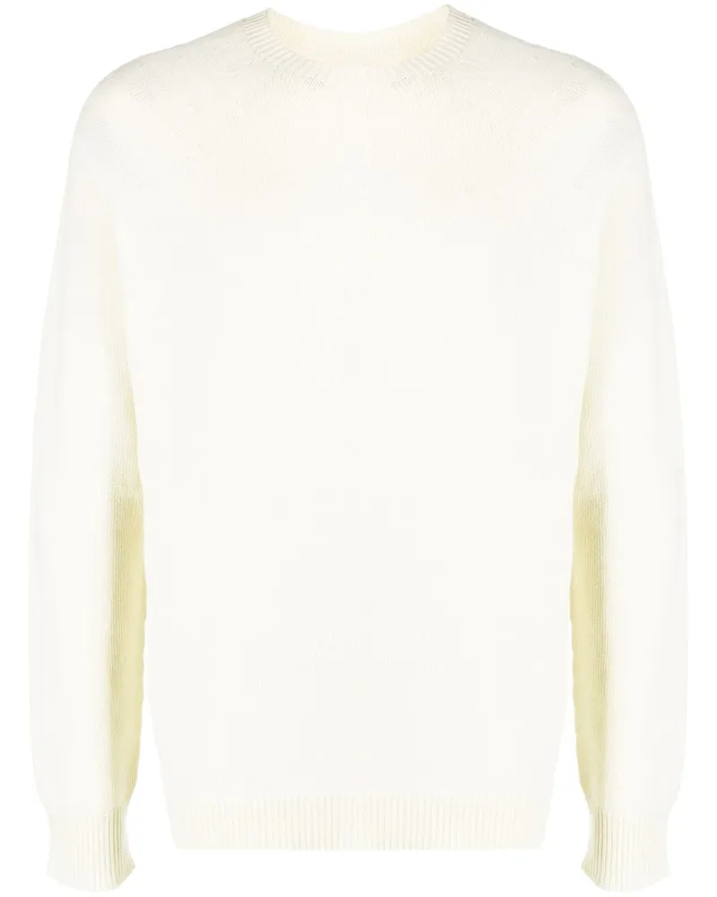 Jil Sander Kaschmirpullover mit Rundhalsausschnitt - Nude Nude