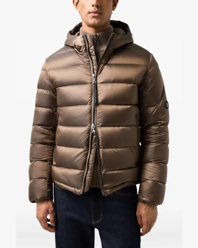 Bogner Hugh quilted down jacket - Braun Braun