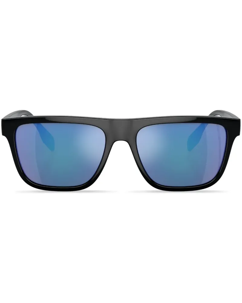 Burberry Sonnenbrille mit eckigem Gestell - Schwarz Schwarz