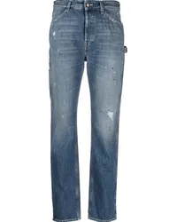 WASHINGTON DEE CEE Gerade Jeans mit Distressed-Detail Blau