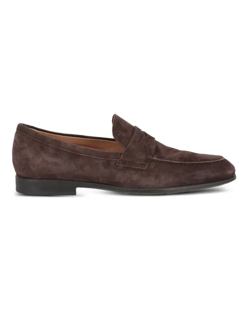 TOD'S suede penny loafers - Braun Braun