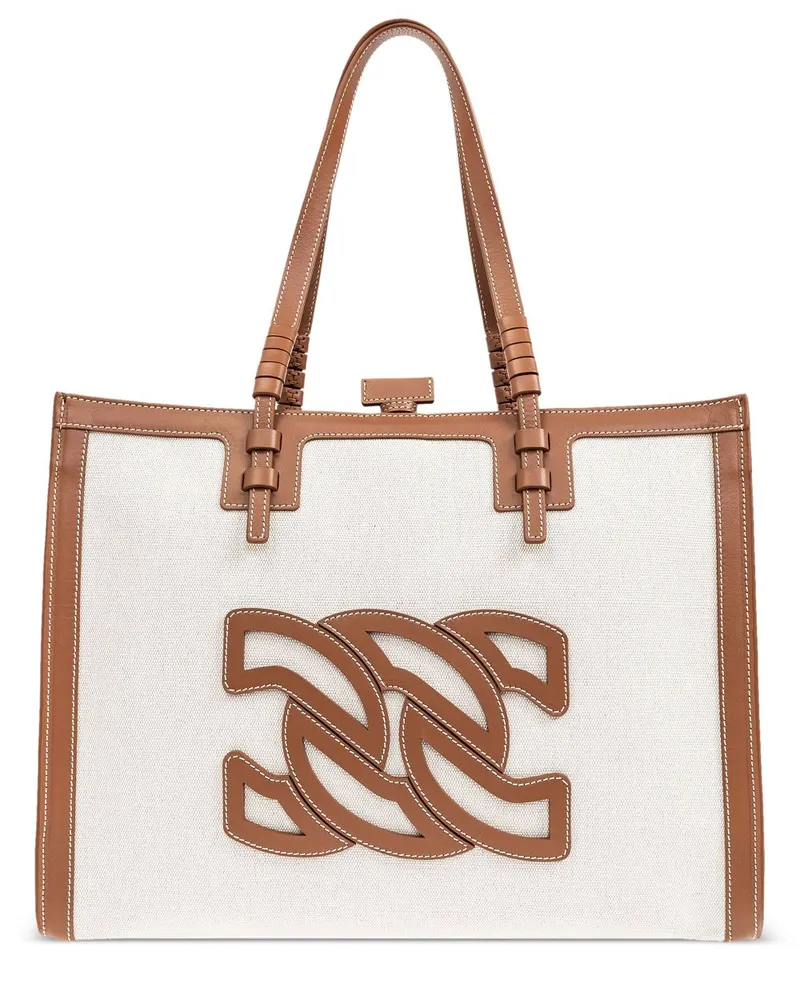 Casadei Beaurivage Tote Bag - Nude Nude