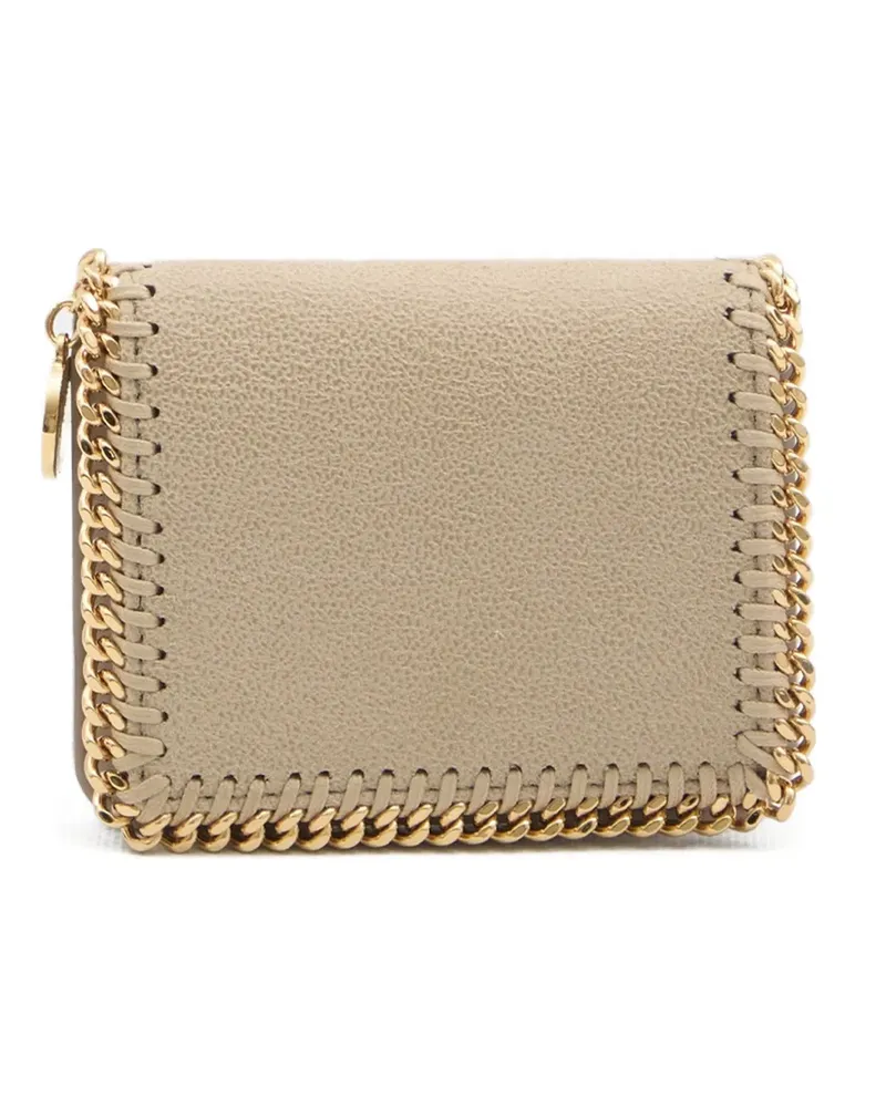 Stella McCartney Falabella chain bifold wallet - Nude Nude