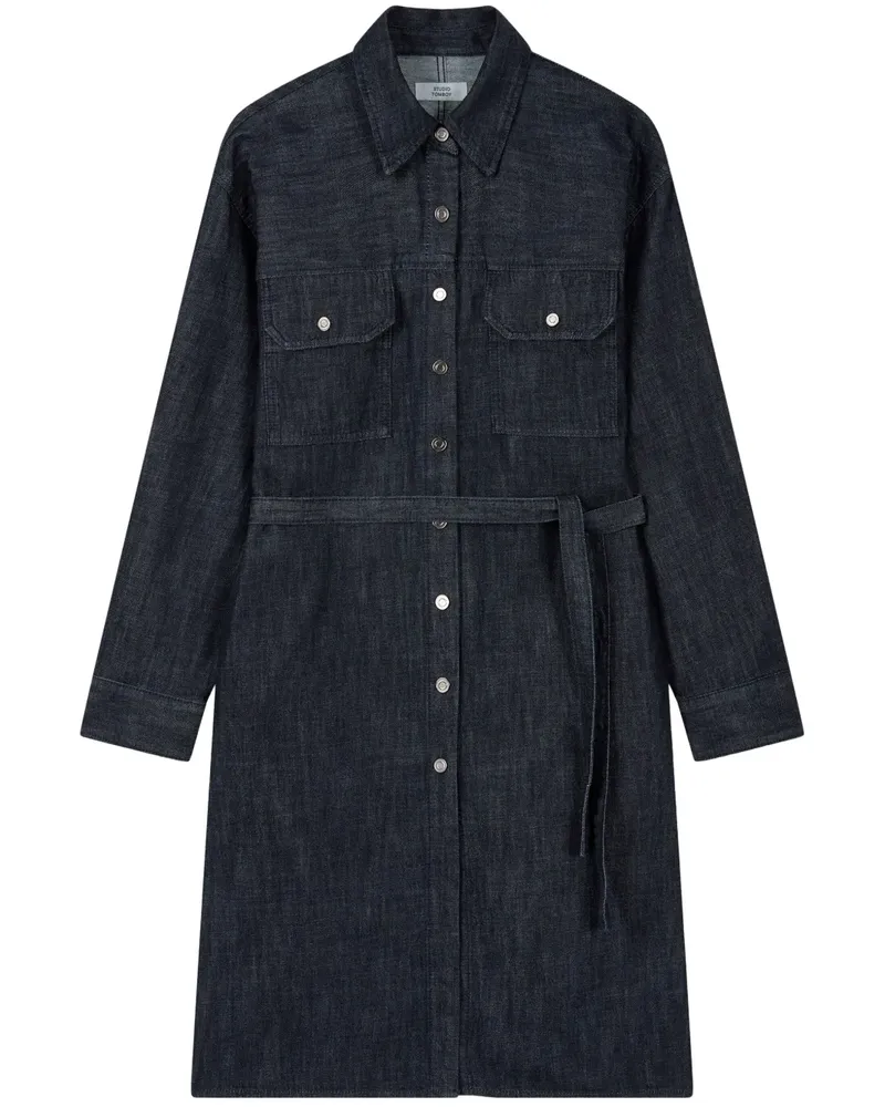 STUDIO TOMBOY Midikleid aus Denim - Blau Blau