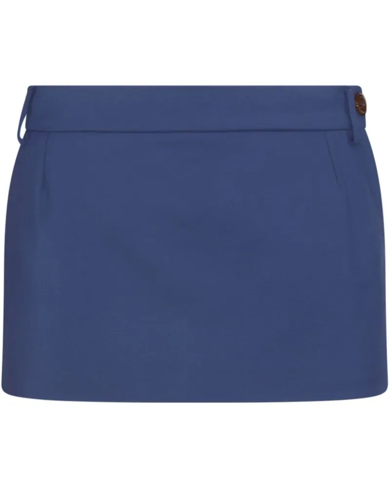 Vivienne Westwood Minirock mit Klappe - Blau Blau