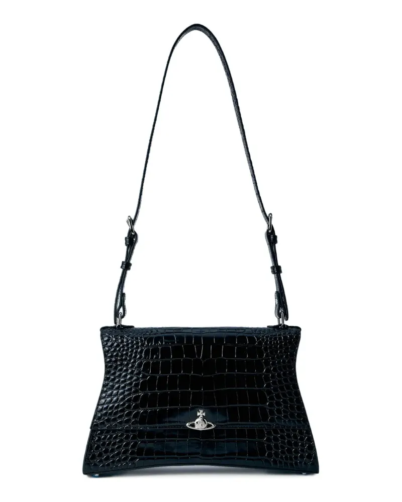 Vivienne Westwood Mittelgroße Schultertasche - Schwarz Schwarz