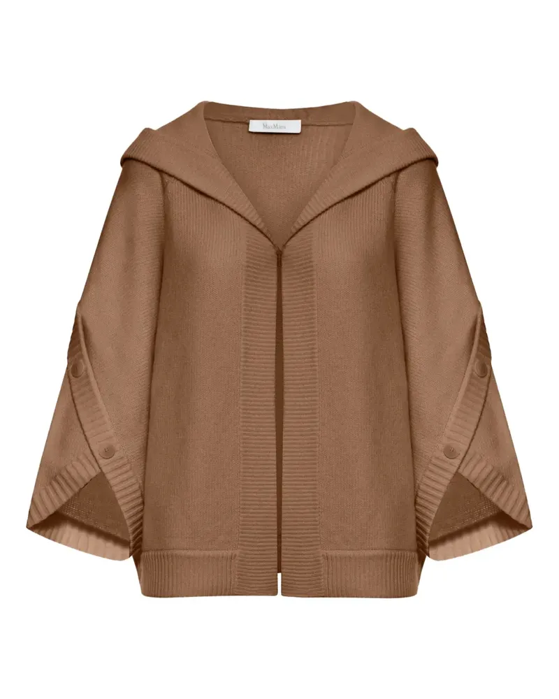 Max Mara Cardigan mit weiten Ärmeln - Braun Braun