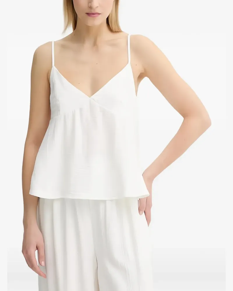 Gestuz GZcamila V-neck blouse - Weiß Weiß