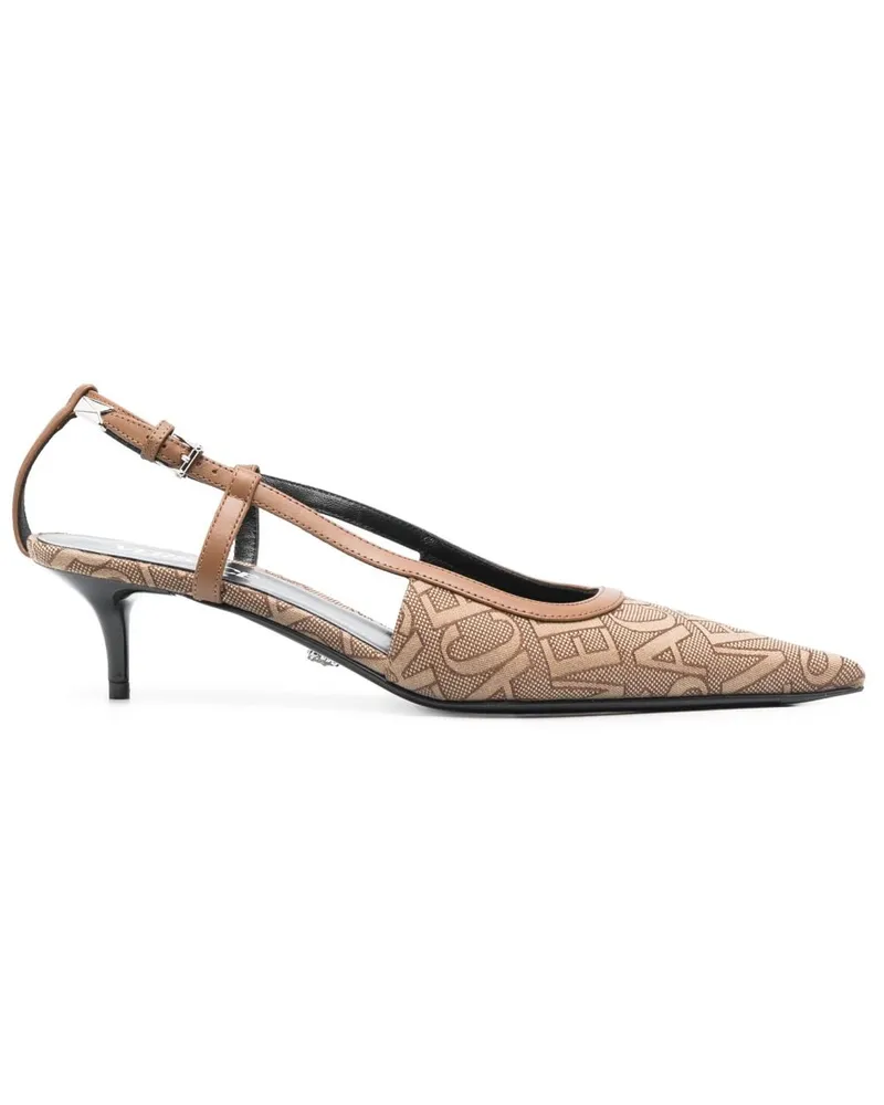 Versace Jacquard-Pumps 65mm - Braun Braun
