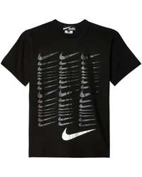 Comme des Garçons x Nike T-Shirt mit Print Schwarz