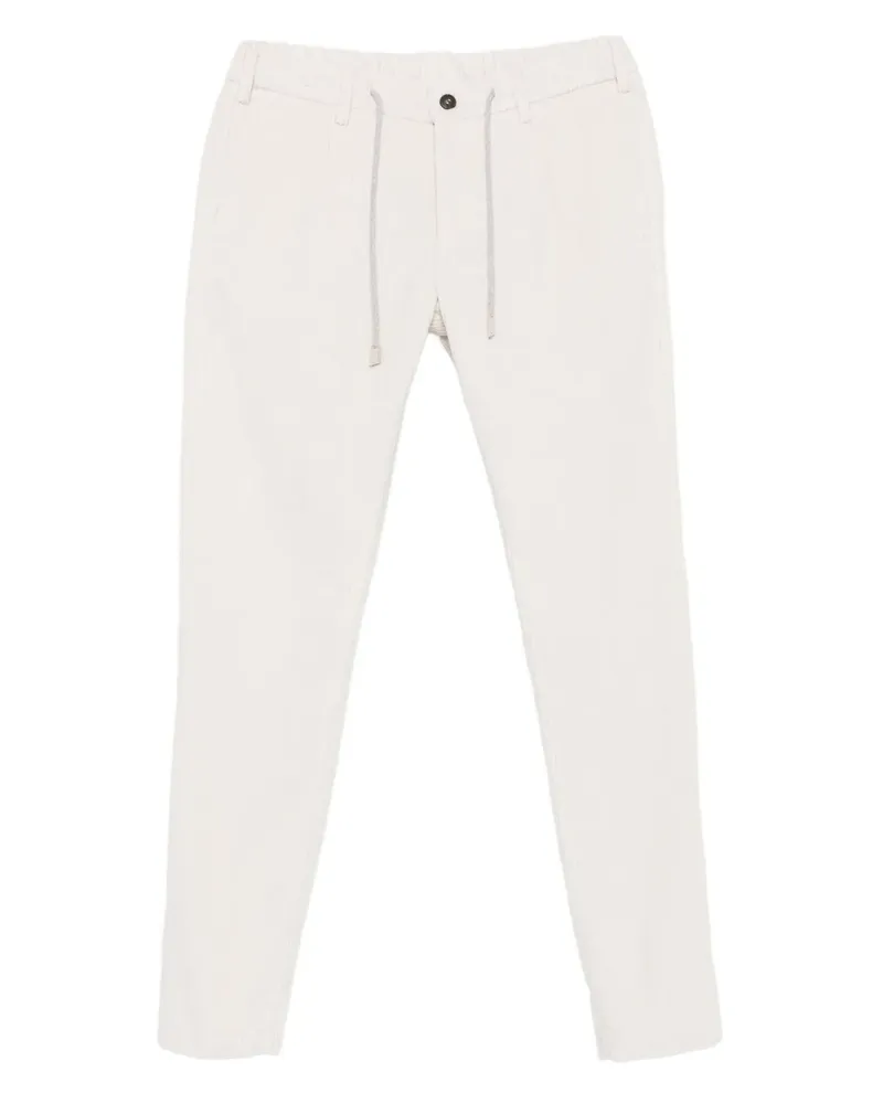 Eleventy Cordhose mit Kordelzug - Weiß Weiß