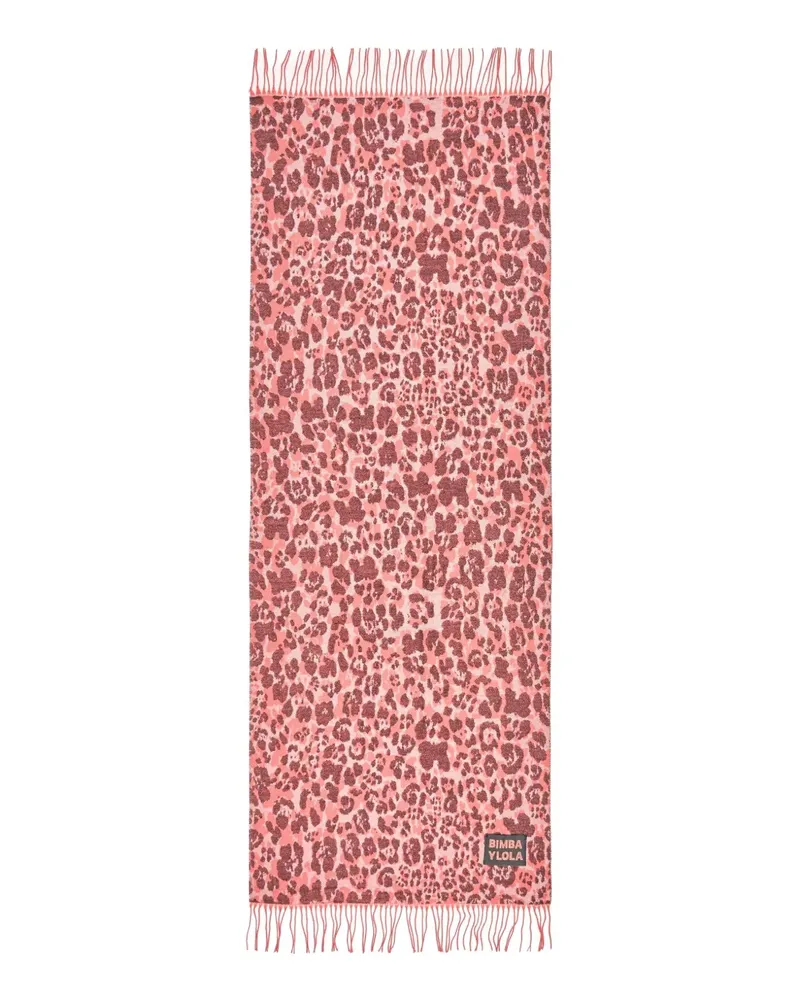 BIMBA Y LOLA Schal mit Animal-Print - Rosa Rosa