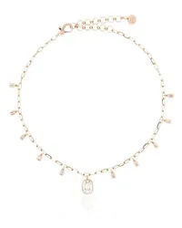 SHAY 18kt Rotgoldhalskette mit Diamanten Rosa