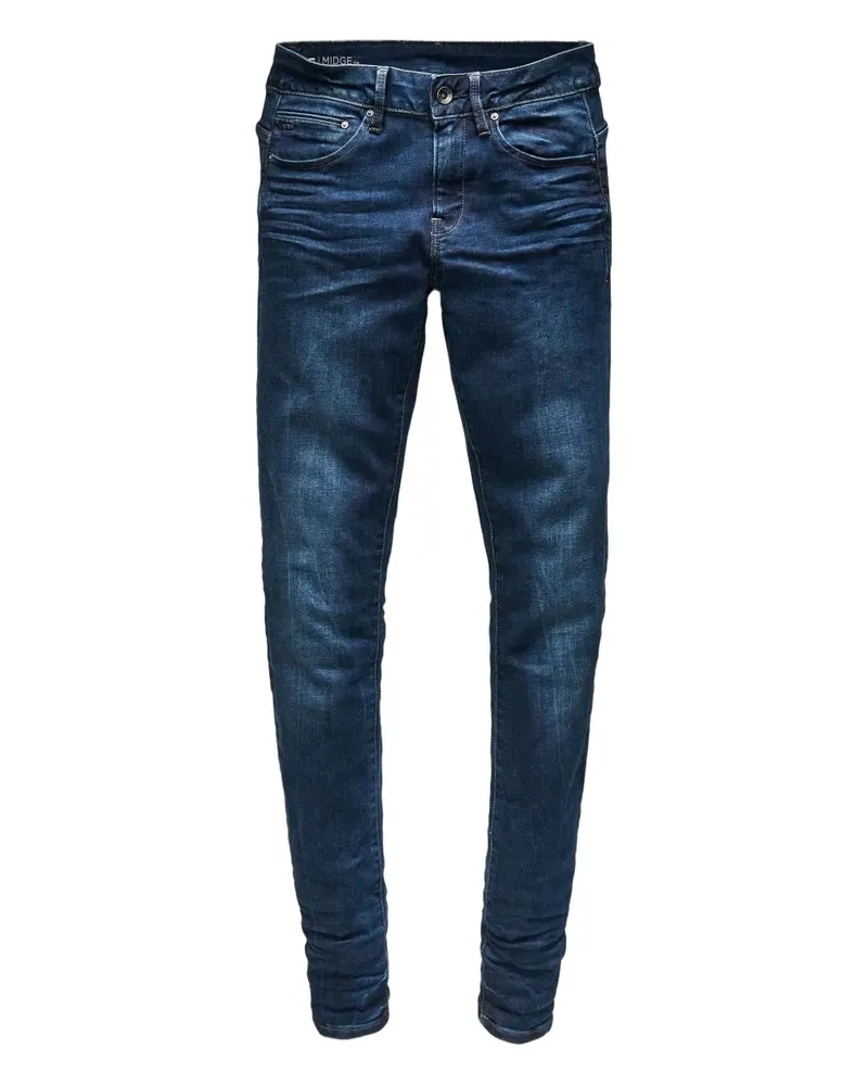 G-STAR RAW Skinny-Jeans mit Reißverschlusstaschen - Blau Blau