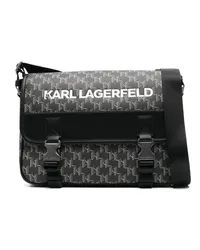 Karl Lagerfeld Kuriertasche mit Logo-Prägung Schwarz