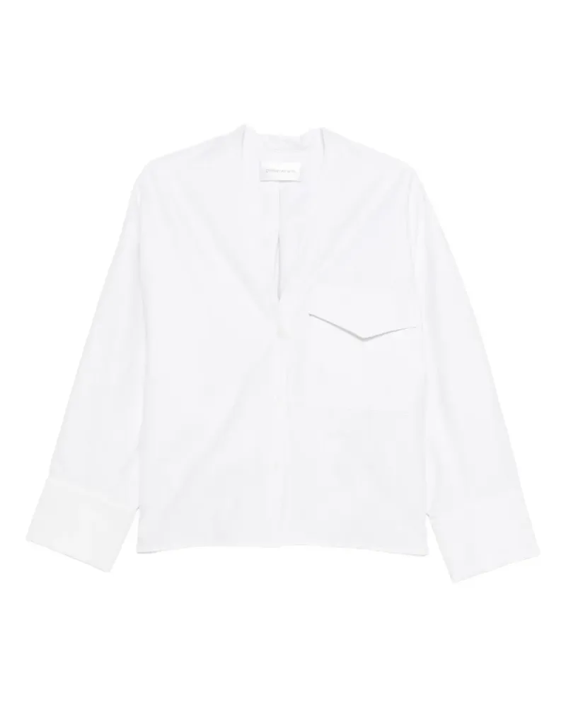 christian wijnants Hemd mit V-Ausschnitt - Weiß Weiß