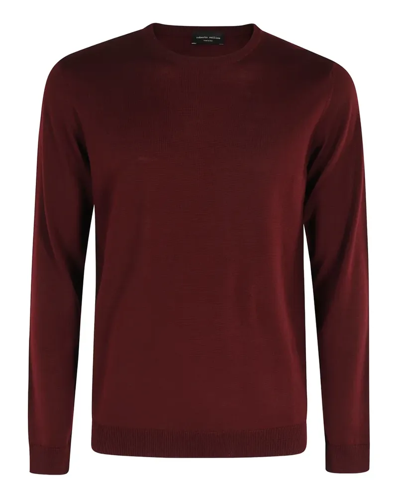 Roberto Collina Rollkragenpullover aus Merinowolle - Rot Rot