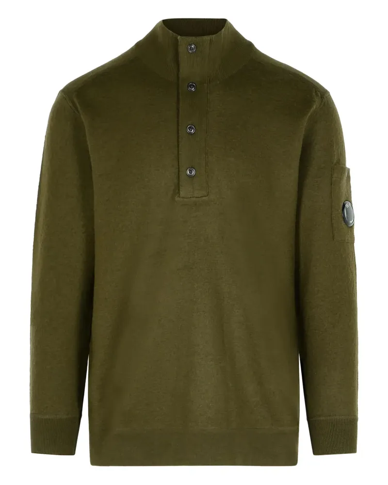 C.P. Company Pullover mit Lens-Detail - Grün Grün