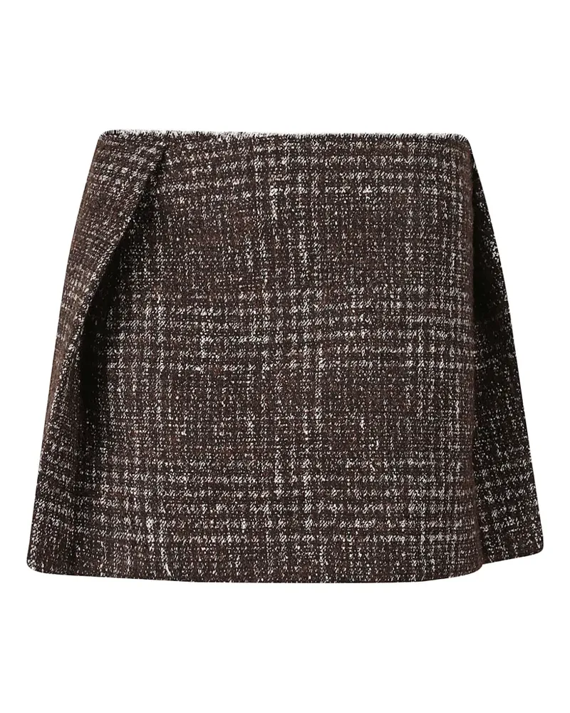 IRO Tweed-Wickelrock - Braun Braun