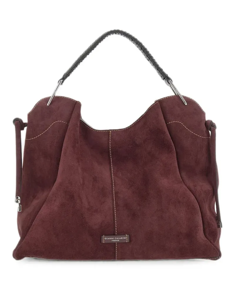 Gianni Chiarini Era suede tote bag - Rot Rot