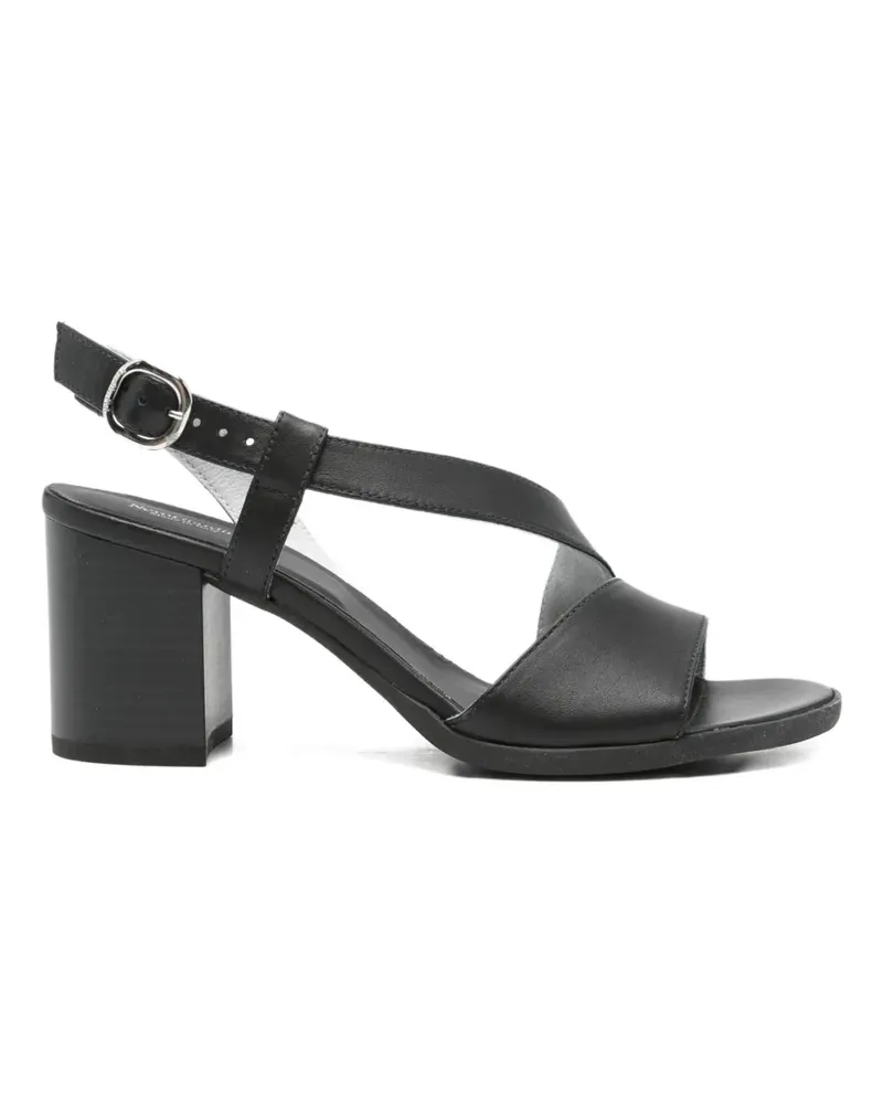 Nero Gardini Sandalen mit überkreuzten Riemen - Schwarz Schwarz