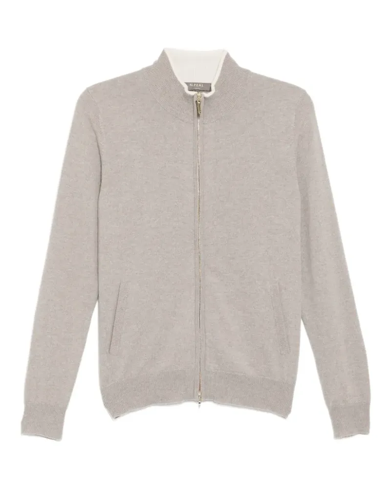 N.Peal Alisa Cardigan - Grau Grau