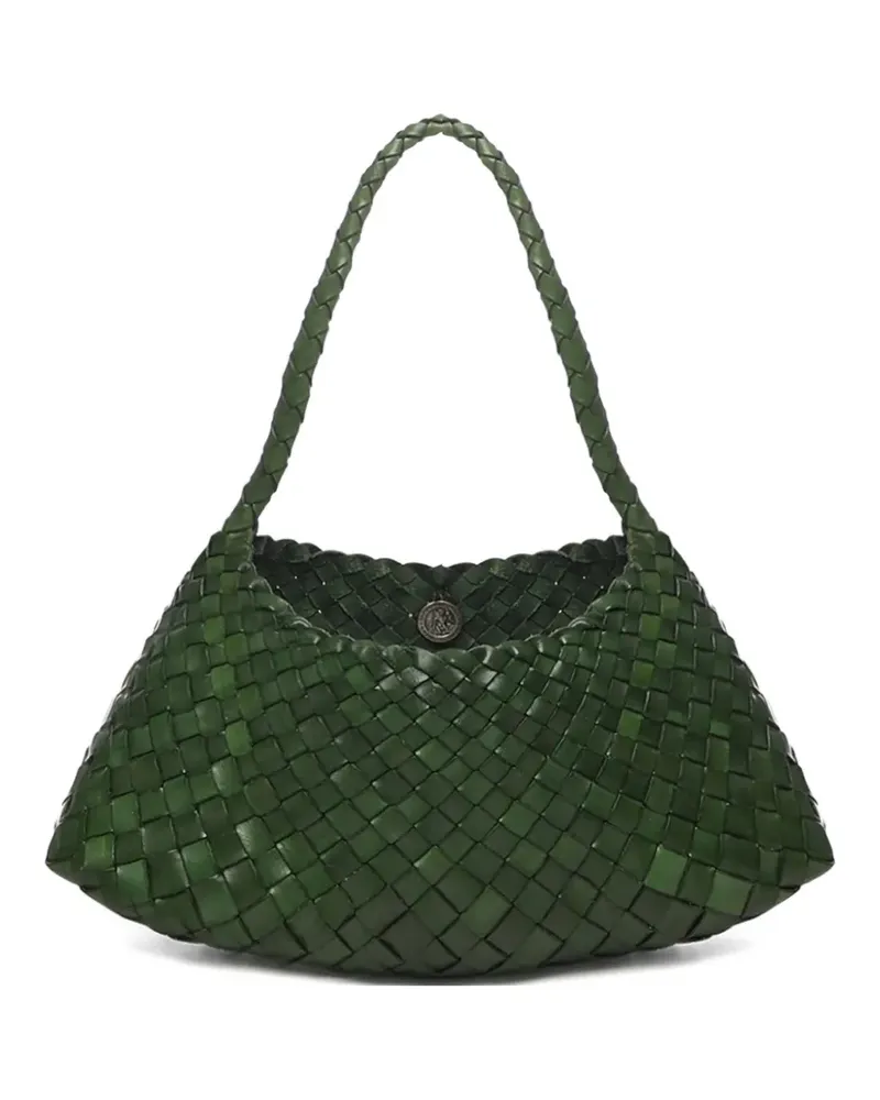 Dragon Diffusion Rosanna woven shoulder bag - Grün Grün