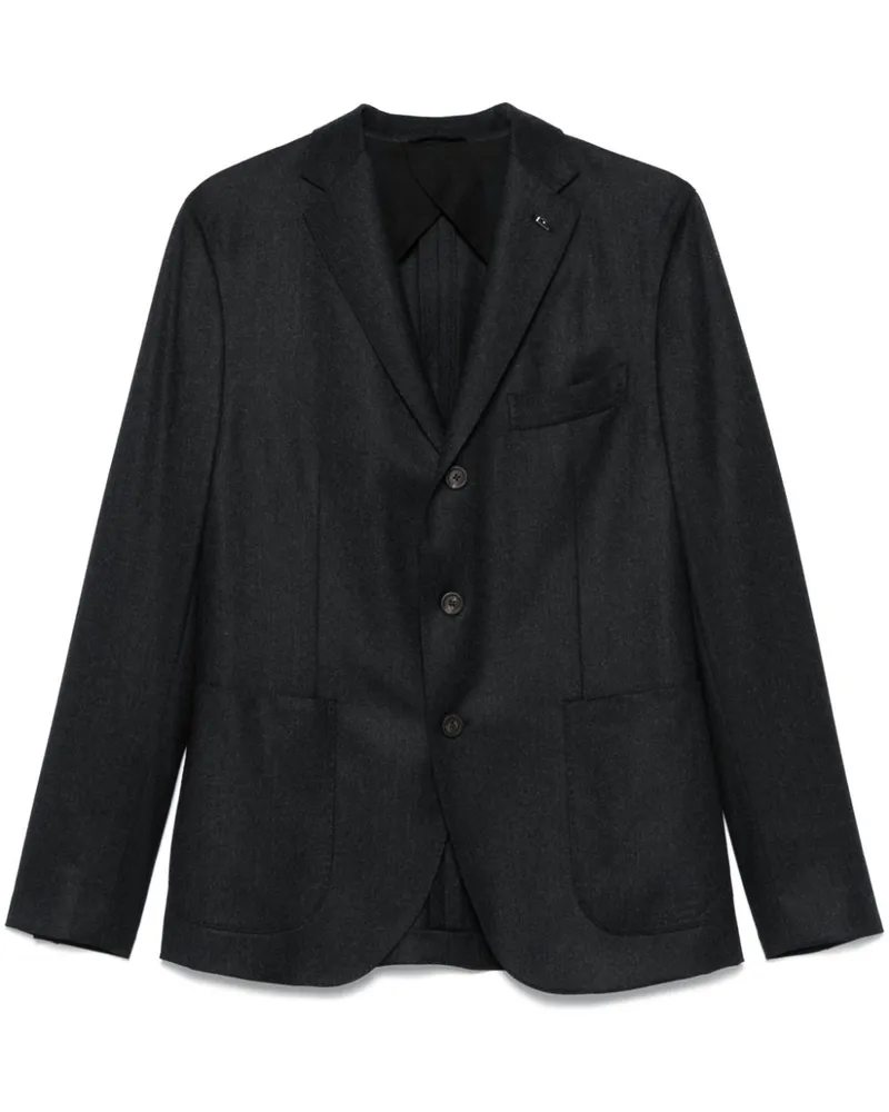 Peserico Flanellblazer aus Schurwolle - Grau Grau