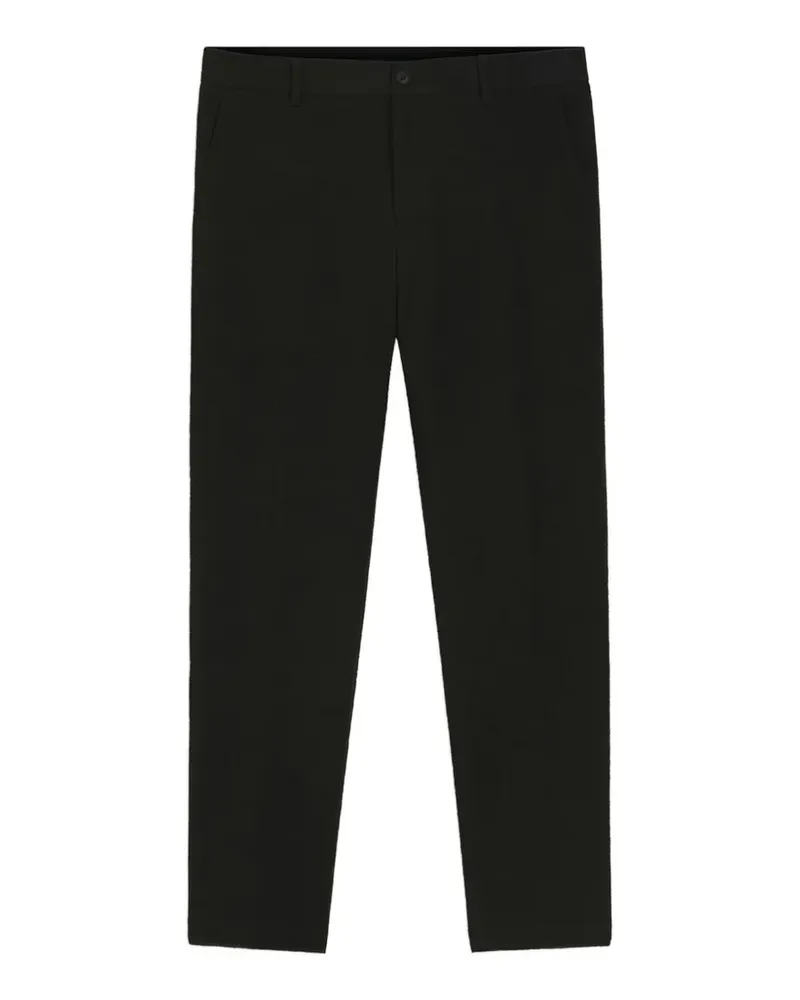 HUGO BOSS slim-fit tailored trousers - Schwarz Schwarz
