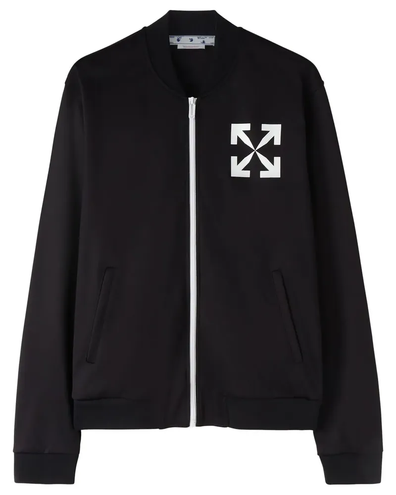 OFF-WHITE Sportjacke mit Arrows-Print - Schwarz Schwarz