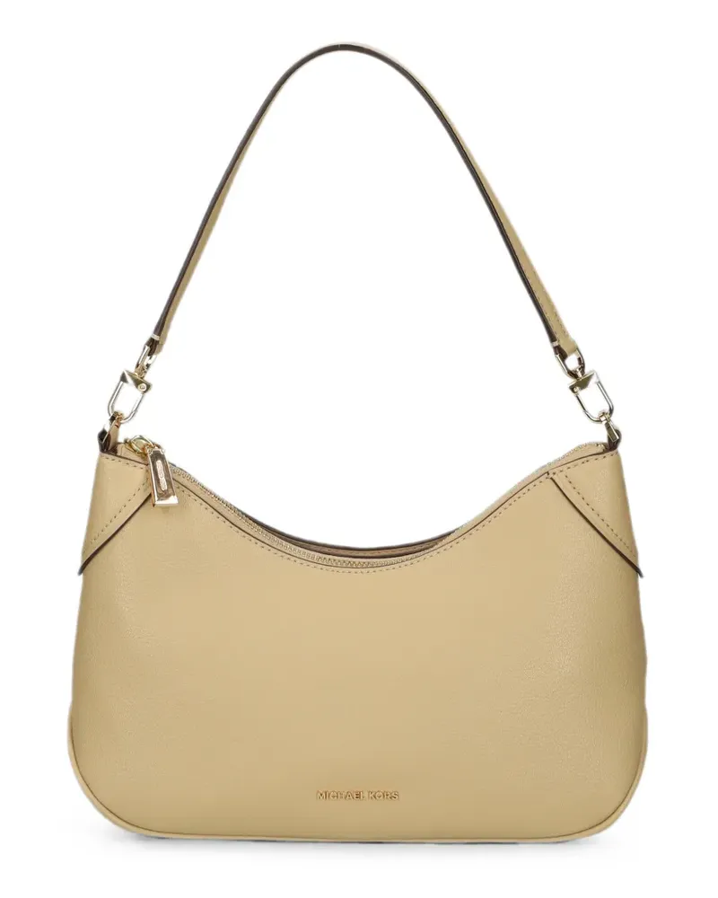 Michael Kors Schultertasche mit Logo-Schild - Nude Nude
