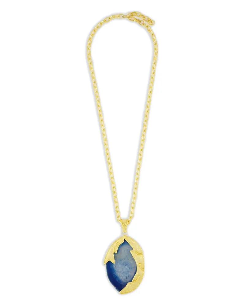 Sylvia Toledano Spellbound Halskette mit Achatanhänger - Gold Gold