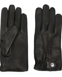 Corneliani Handschuhe mit Handgelenksriemen Schwarz