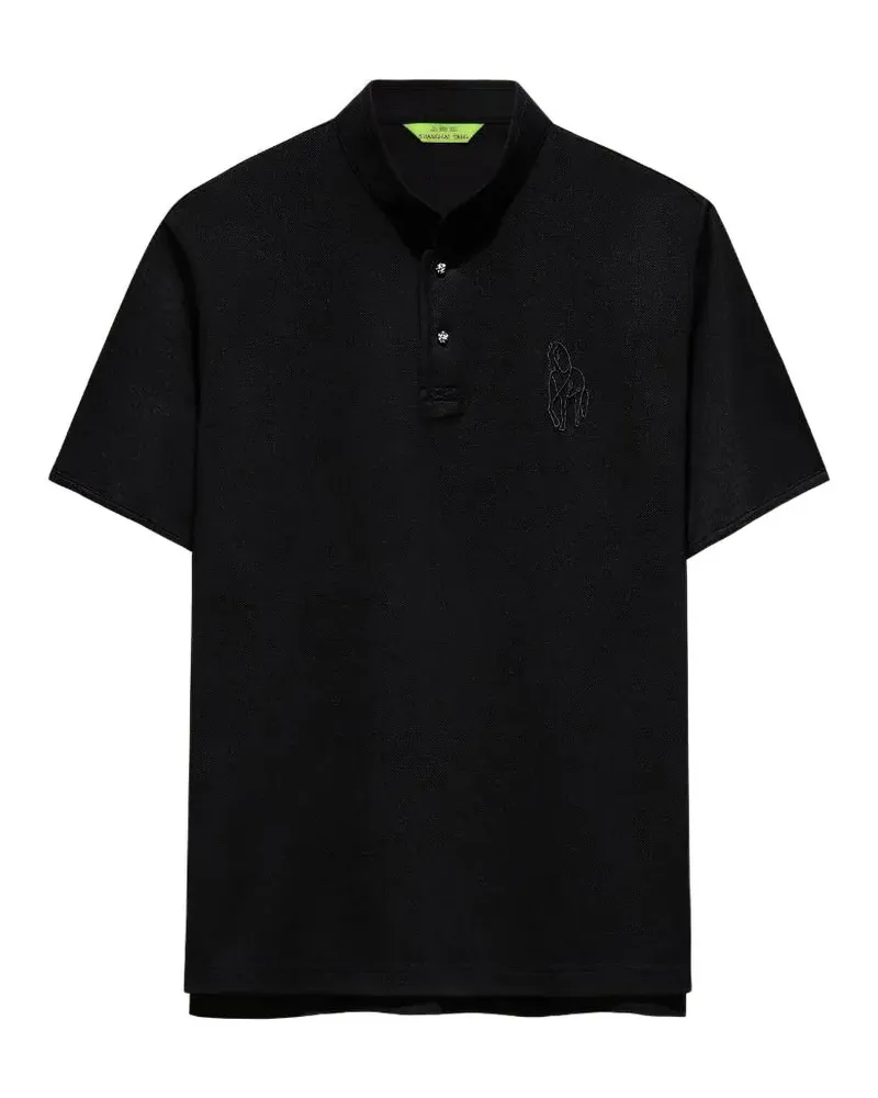 Shanghai Tang Tang Horse polo shirt - Schwarz Schwarz