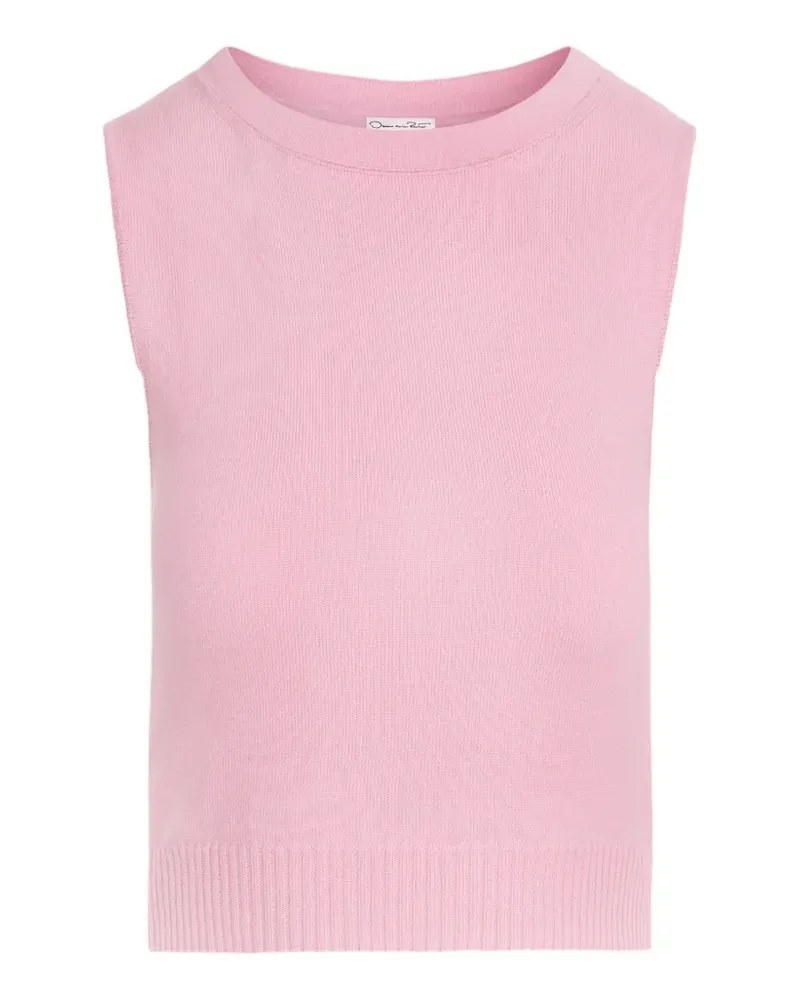 Oscar de la Renta Cropped-Wolloberteil - Rosa Rosa