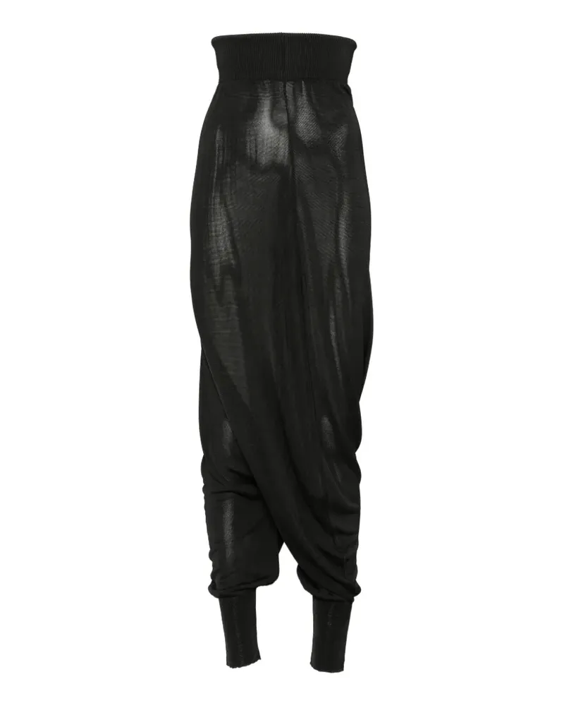 Paloma Wool fine-knit drop-crotch trousers - Schwarz Schwarz