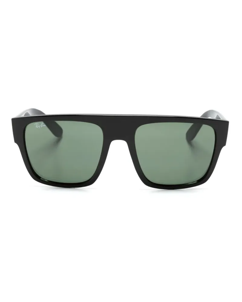 Ray Ban Drifter Sonnenbrille mit eckigem Gestell - Schwarz Schwarz