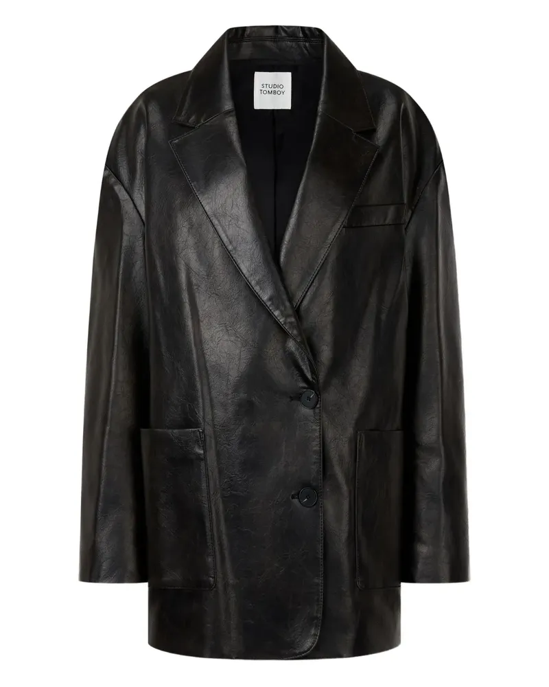 STUDIO TOMBOY Klassisches Sakko - Schwarz Schwarz