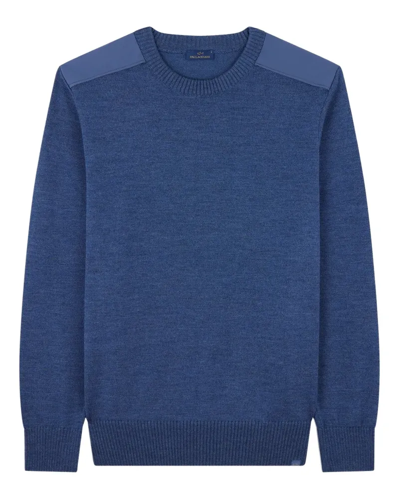 Paul & Shark Pullover mit rundem Ausschnitt - Blau Blau