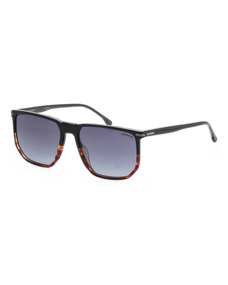 Carrera Sonnenbrille mit geometrischem Gestell - Schwarz Schwarz