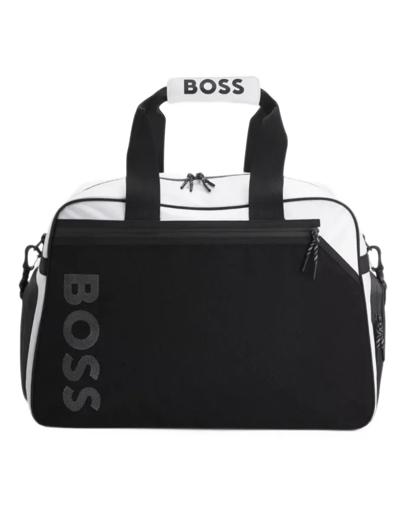 HUGO BOSS Reisetasche mit Logo - Weiß Weiß