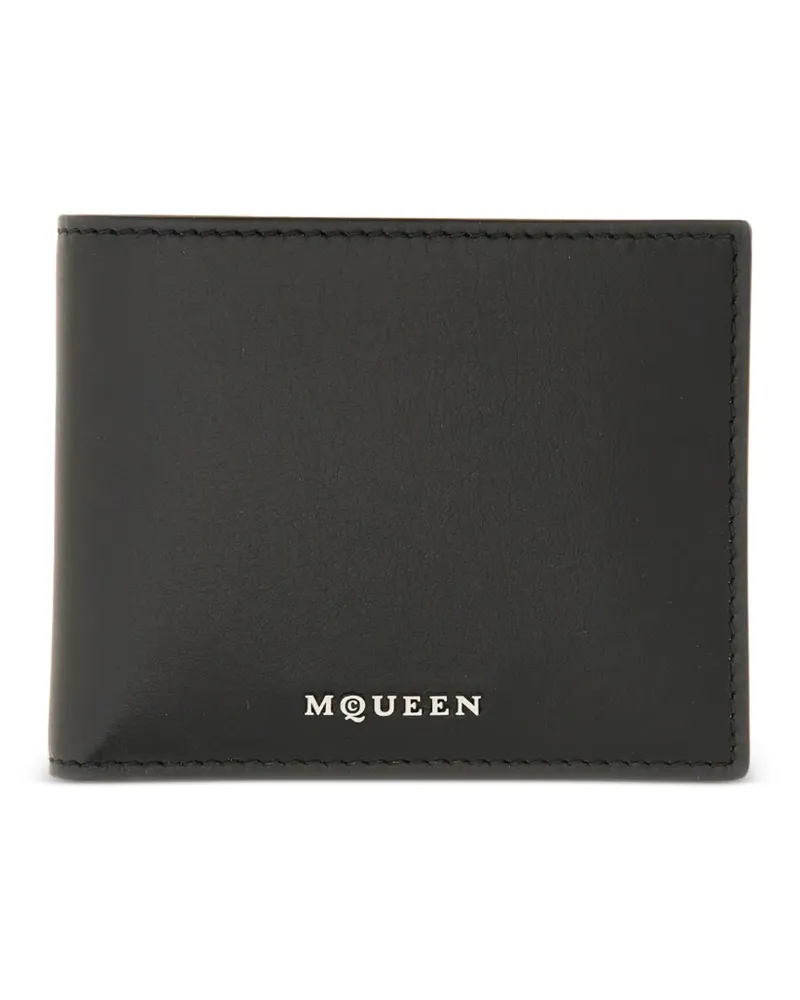 Alexander McQueen logo wallet - Schwarz Schwarz