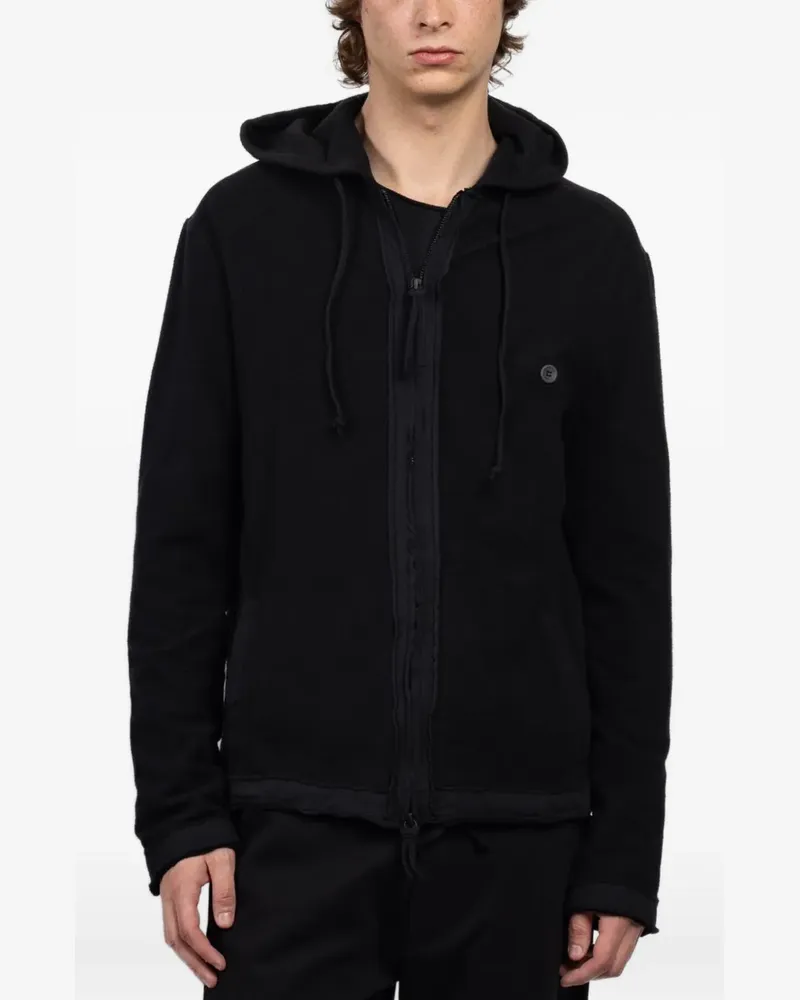 Hannes Roether zip-up hoodie - Schwarz Schwarz