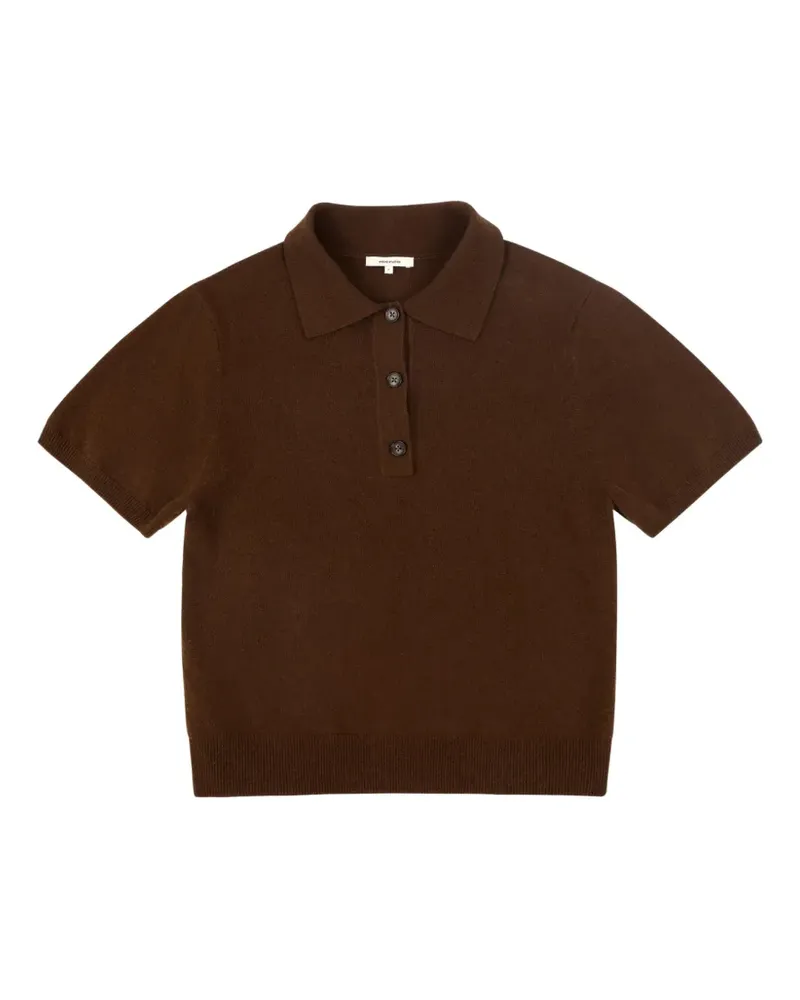 Entire Studios Gestricktes Poloshirt - Braun Braun