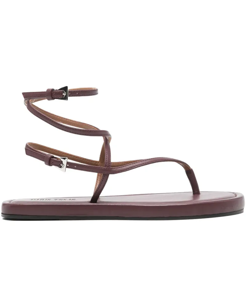 Paris Texas Flache Hydra Riemensandalen - Rot Rot