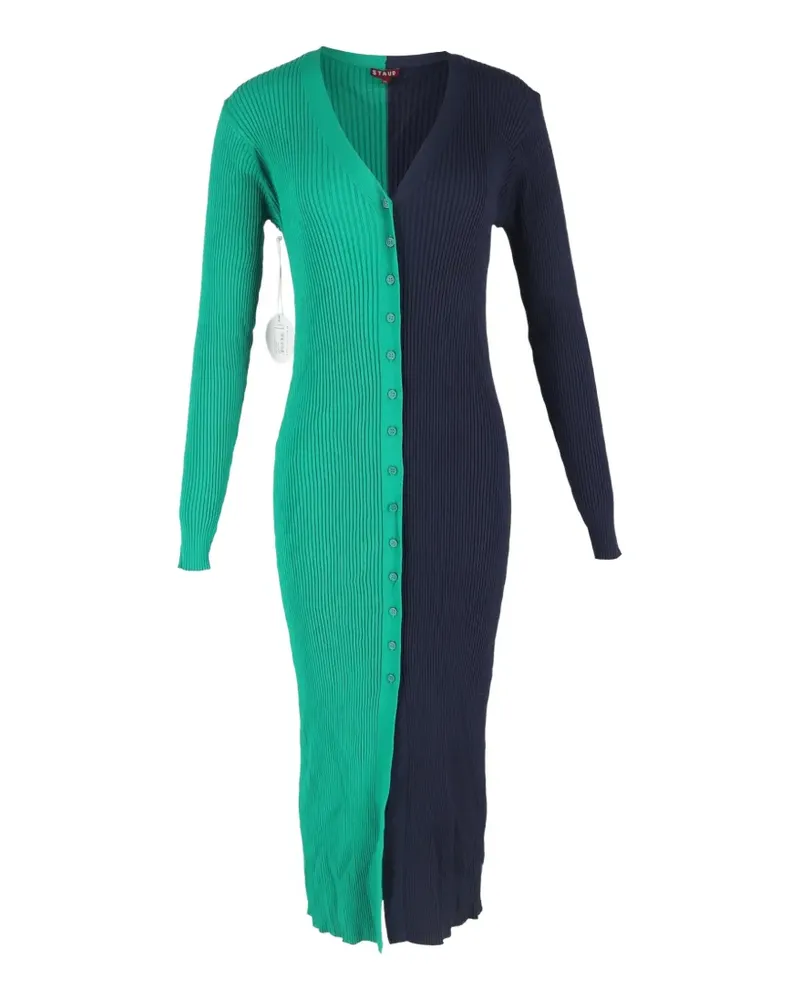STAUD Shoko Midikleid in Colour-Block-Optik - Mehrfarbig Mehrfarbig