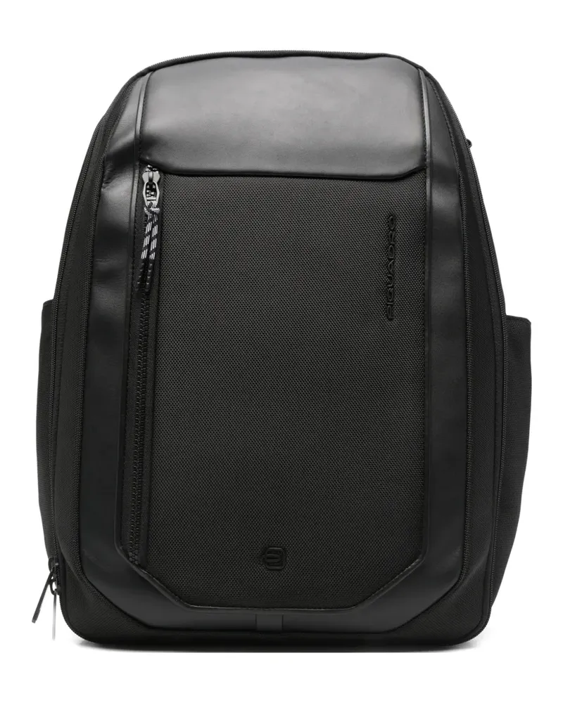 Piquadro zip backpack - Schwarz Schwarz