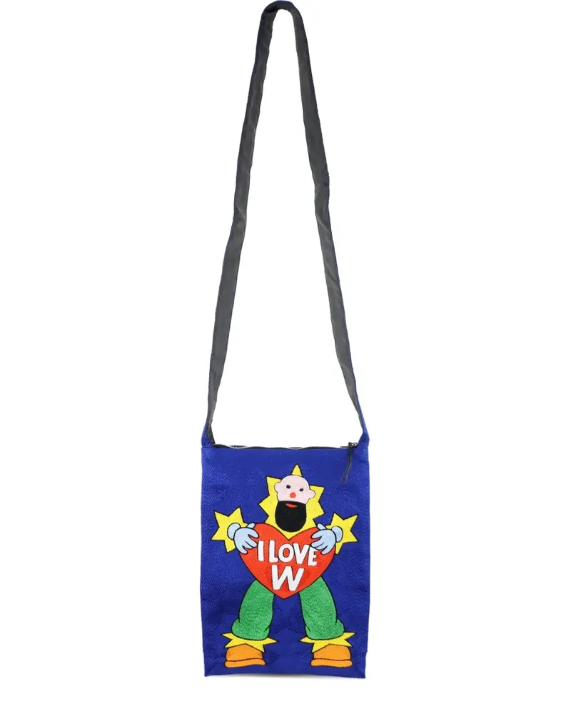 Walter van Beirendonck I Love Tote Bag - Blau Blau
