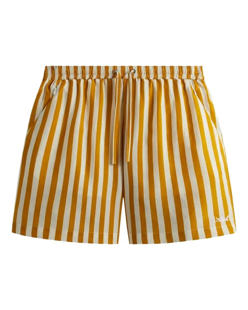 KITH Cedar striped shorts - Gelb Gelb
