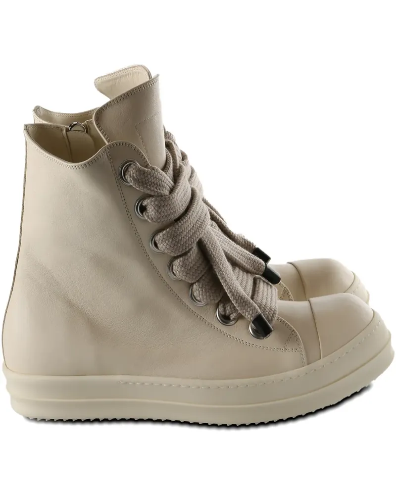 Rick Owens Jumbolace high-top sneakers - Nude Nude